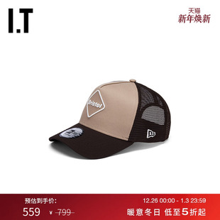 弯檐棒球帽新款 BRISTOL男款 酷感潮男网面拼接鸭舌帽 F.C.REAL