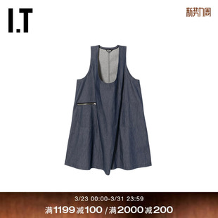 des COMME GARCONS HOMME 宽松廓形牛仔背心裙 BLACK情侣款 CDG