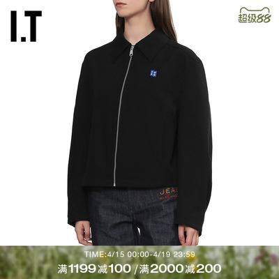 ITADERerror翻领拉链夹克