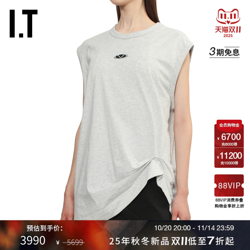 ITVETEMENTS宽松无袖上衣