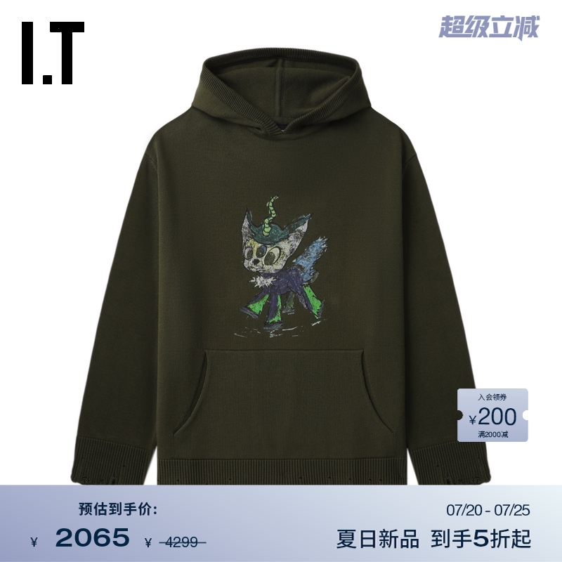 ITWe11Done连帽卫衣复古街潮