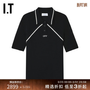 新款 网眼拼接polo衫 WHITE™女装 030001XO OFF