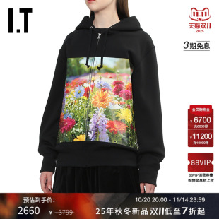 GARCONS DES COMME GARCONS女宽松连帽拉链夹克 CDG