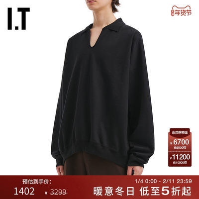 ITMARKAWARE宽松翻领卫衣