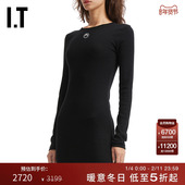 连衣裙新款 性感辣妹紧身包臀裙短裙 修身 长袖 MARINE SERRE女装