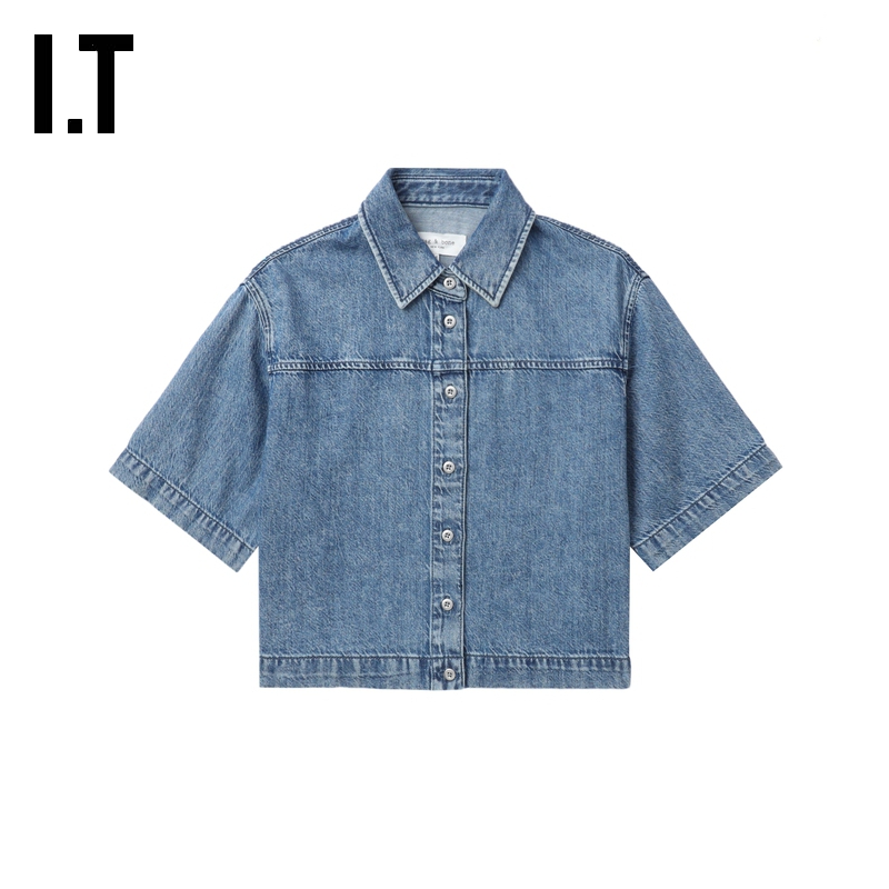 ITrag&bone翻领短袖衬衫