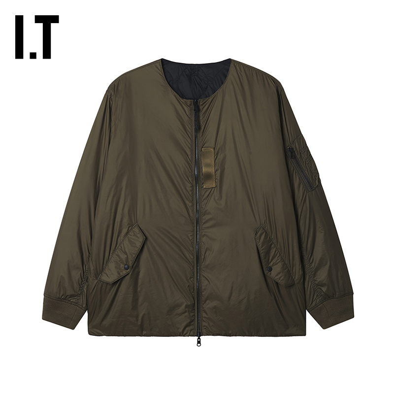 ITTAION两面穿羽绒服潮流日系
