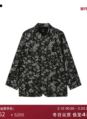 IT NEEDLES男装翻领夹克新款复古日系满幅花卉图案花外套RW2295MP