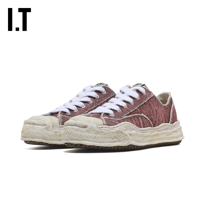 IT Mihara Yasuhiro女款做旧运动鞋新款复古街头感厚底低帮休闲鞋