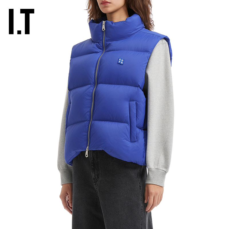 ITADERerror立领拉链羽绒马甲