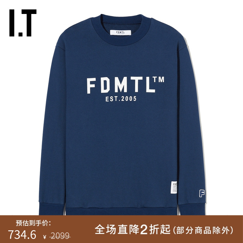 ITFDMTL合身圆领卫衣活力休闲