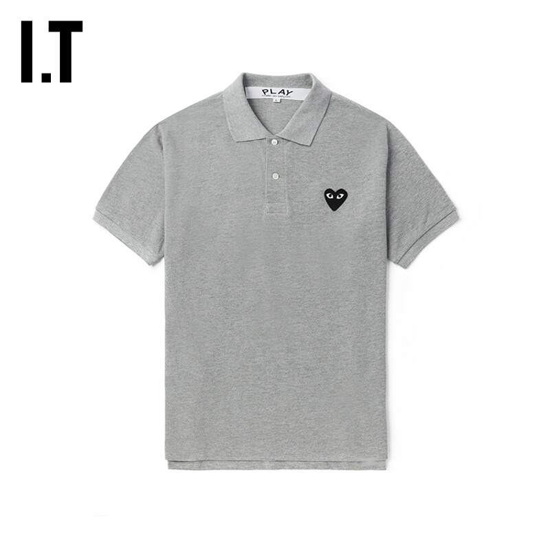 IT CDG PLAY COMME des GARCONS川久保玲情侣基础短袖翻领polo衫