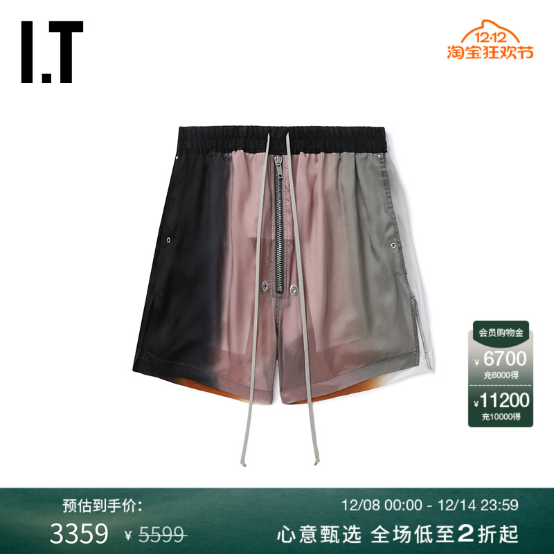 ITRickOwens松紧腰短裤