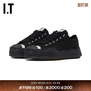 厚底运动鞋 Yasuhiro女款 新品 个性 702BLK 酷感系带休闲鞋 Mihara