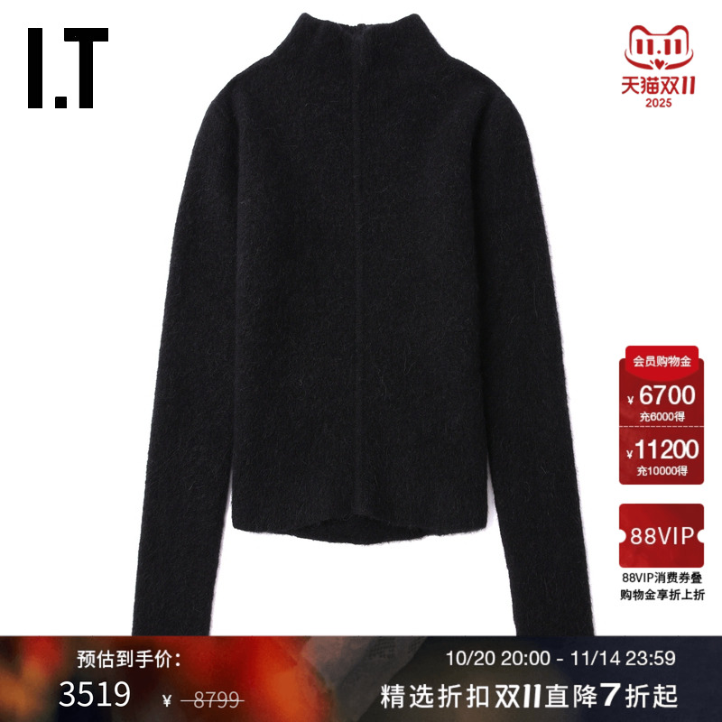 ITRickOwens合身高领针织衫