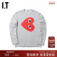 CDG GARCONS男装 PLAY COMME des 长袖 T恤爱心LOGO印花T268MD