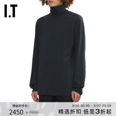 ITRIER立领长袖T恤基础简约款