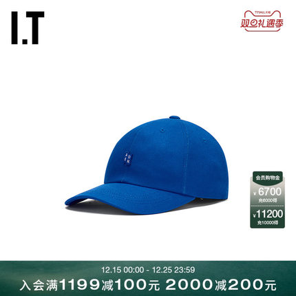 IT ADER error女款弯檐棒球帽新款时尚活力鸭舌帽休闲帽YH01BLXP
