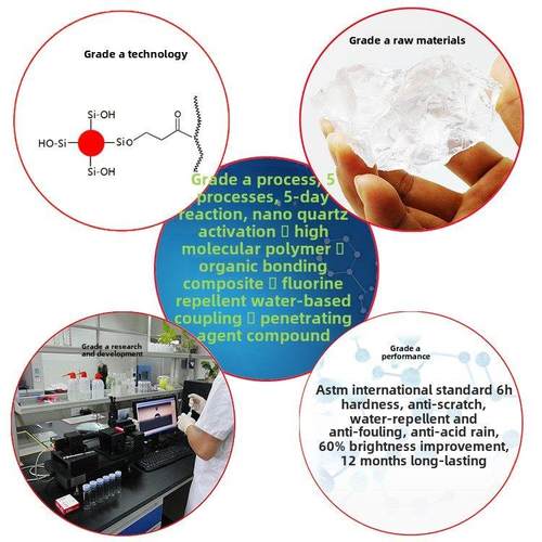 添加岩石四芯水晶涂料汽车漆水晶涂料纳米水晶涂料剂美容漆保养真