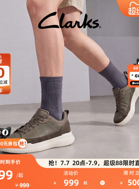 Clarks其乐Burford lace男鞋新款潮流舒适厚底通勤百搭透气休闲鞋
