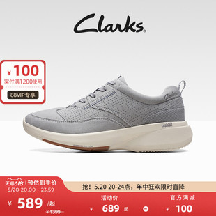 男 舒适透气系带运动鞋 Clarks其乐男鞋 雷曼系列春夏轻量缓震休闲鞋