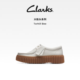 休闲鞋 Clarks其乐Torhill 女 单鞋 复古潮流时尚 Bee饼干鞋 女靴春季