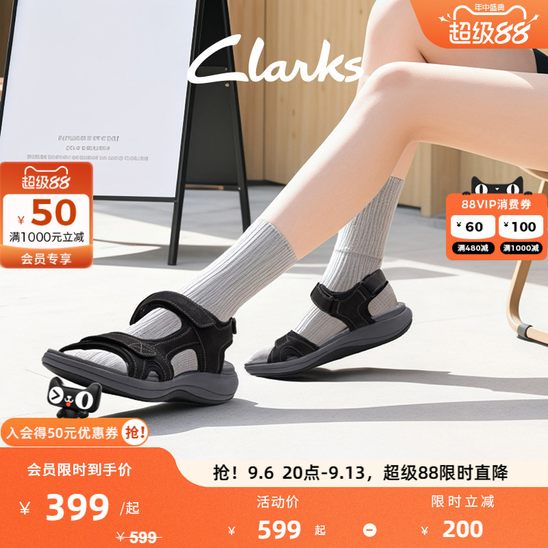 Clarks其乐MiraBay女士沙滩凉鞋图片
