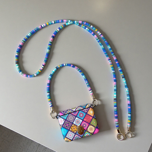 新款 小米mixflip防摔pocket2斜挎挂绳荣耀Magicvflip2民族风 适用三星zflip7手机壳全包中轴华为purax高级时尚