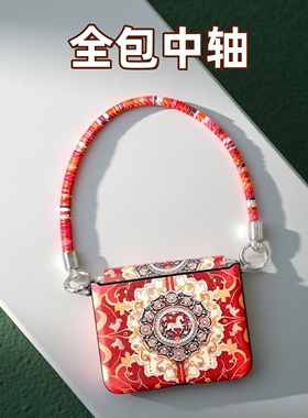 国风适用华为purax手机壳红色马pocket2古风novaflips全包中轴三星zflip7高级小米mixflip2挂绳荣耀vflip防摔