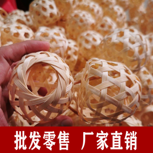 手工竹编小灯笼DIY竹制品