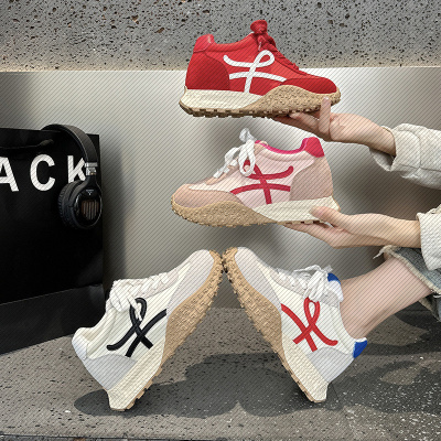 真皮内增高德训鞋女65