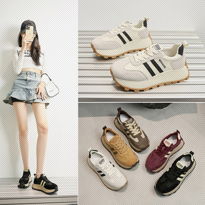 阿甘鞋女款百搭增高运动鞋