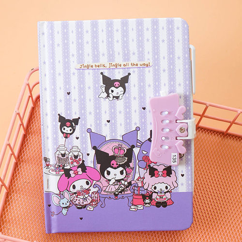 可爱带锁卡通密码本儿童学习奖励