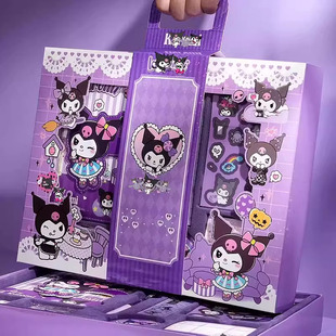 手账本文具套装本子手账礼盒儿童小学生帐本玩具幼儿园女生女孩礼物学习笔记本生日用品手帐贴纸