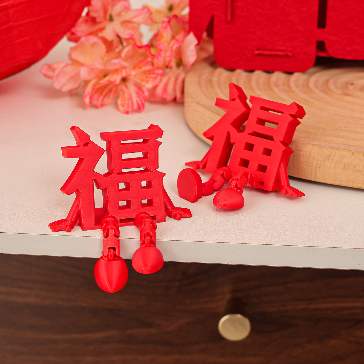 新年立体福字桌面摆件2026新款马年装饰小摆件客厅玄关布置氛围感,家居饰品,桌面摆件,淘宝优惠券,粉丝福利购,淘宝优惠卷