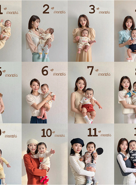 满月拍照道具布置婴儿百天龙宝宝场景装饰气球100男女孩仪式感日3