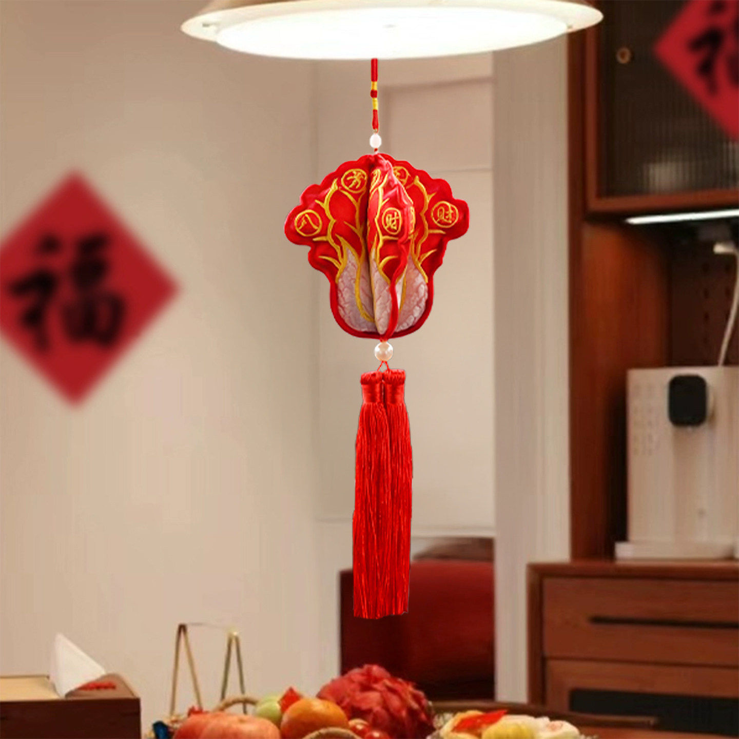 2026马年新年百财喜庆白菜挂饰手工刺绣香包挂件车载香囊活动礼物,节庆用品/礼品,节日装扮用品,淘宝优惠券,粉丝福利购,淘宝优惠卷