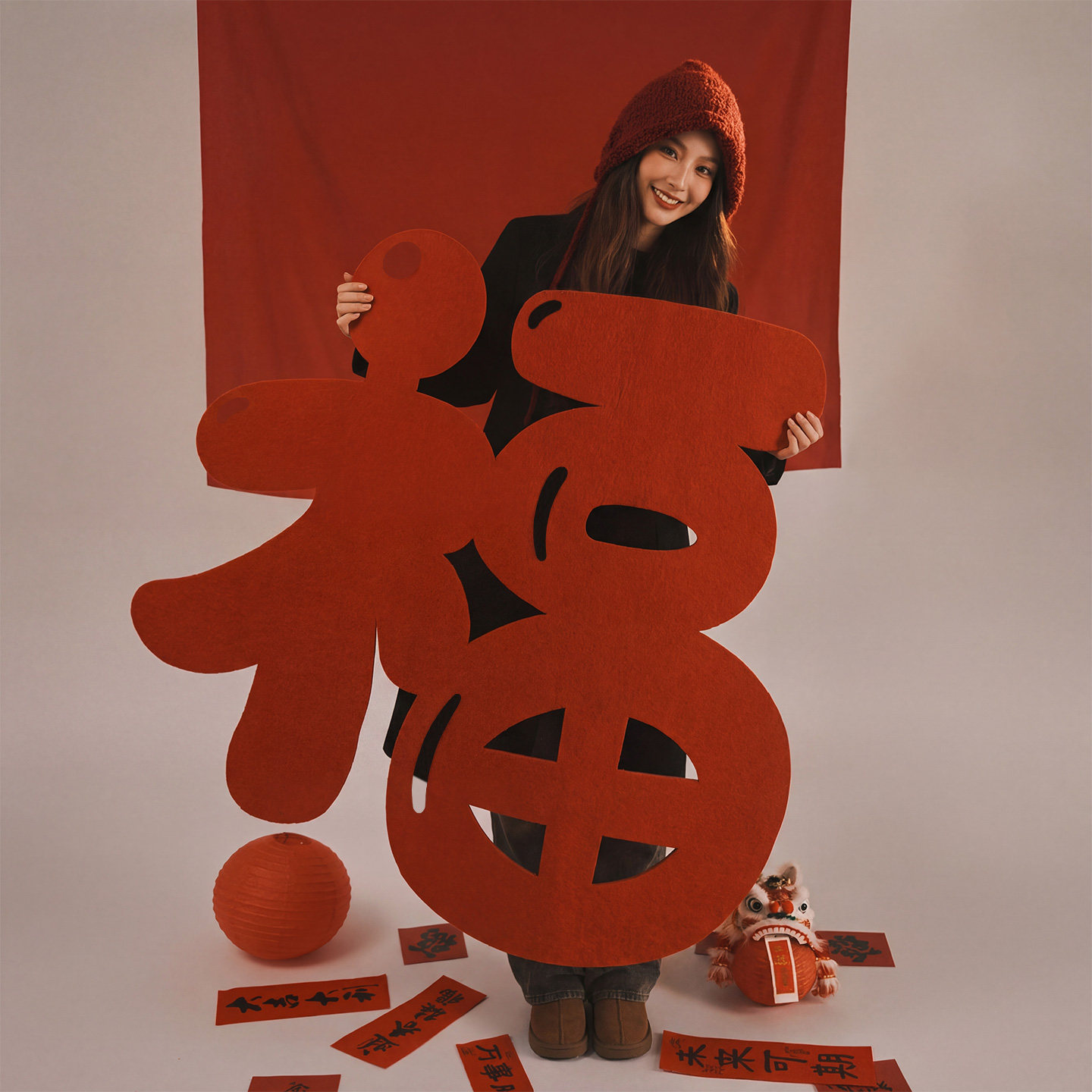 2026新年马年拍照超大福字小道具贴纸装饰品过年春节房门场景布置,节庆用品/礼品,节日装扮用品,淘宝优惠券,粉丝福利购,淘宝优惠卷