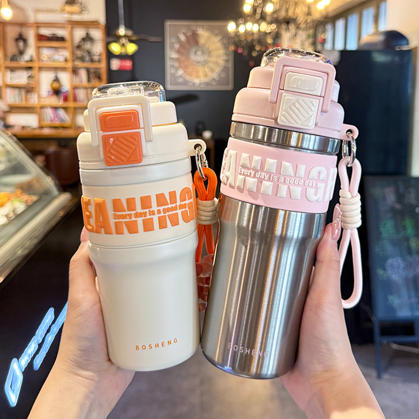 guloo高颜值保温杯316不锈钢水杯