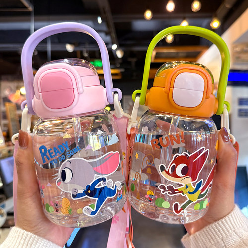 guloo疯狂动物城保温杯316不锈钢
