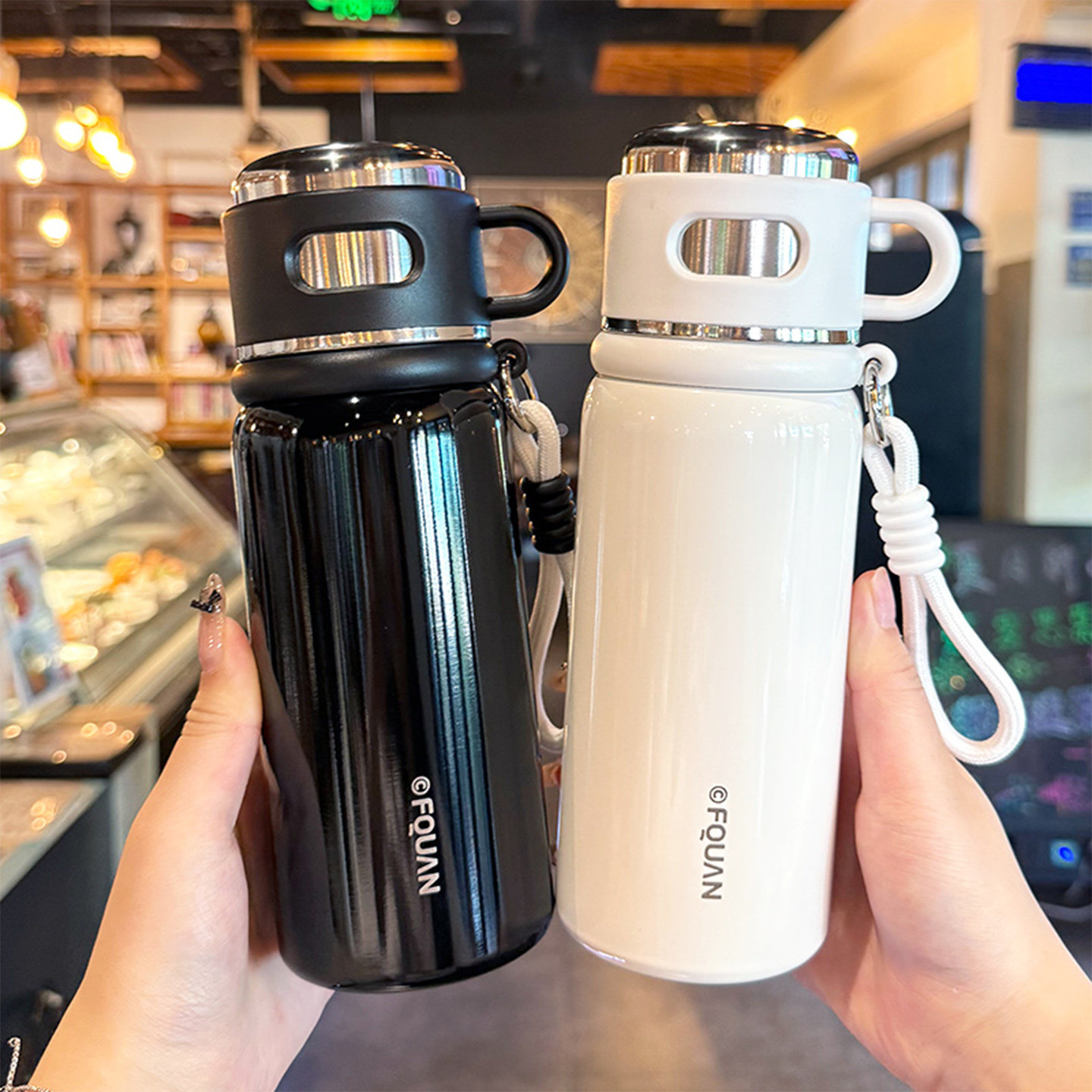 guloo高颜值保温杯316不锈钢水杯