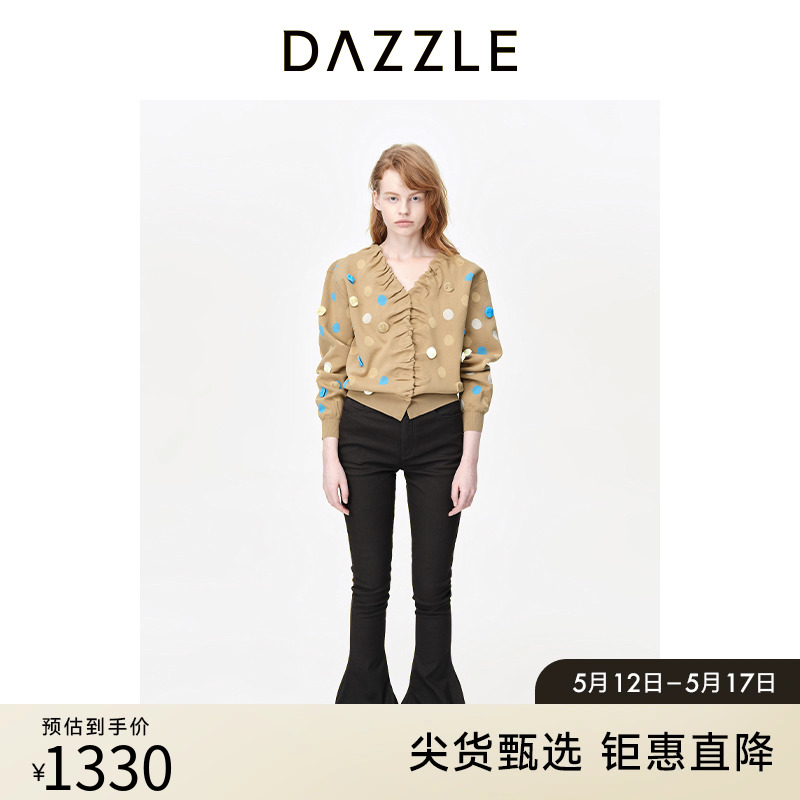 DAZZLE地素毛衫外套春秋