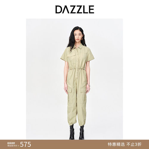 简约百搭	工装风格	连体设计