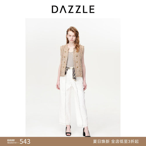 DAZZLE梭织长裤地素休闲裤