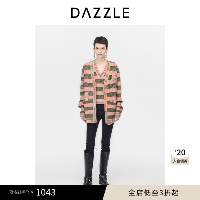 DAZZLE地素双面穿针织提