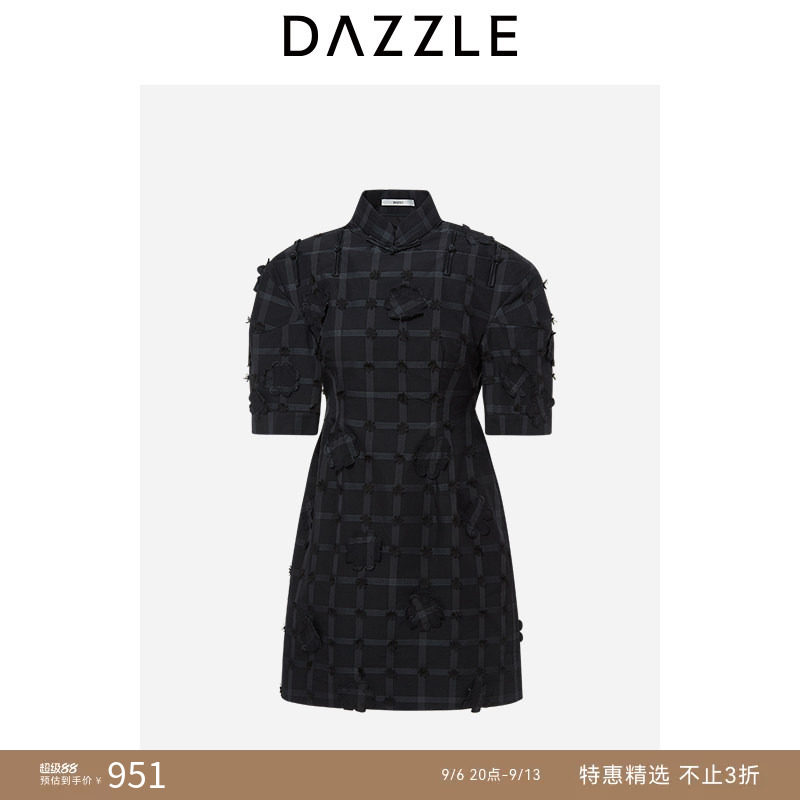 DAZZLE地素新中式改良旗袍图片