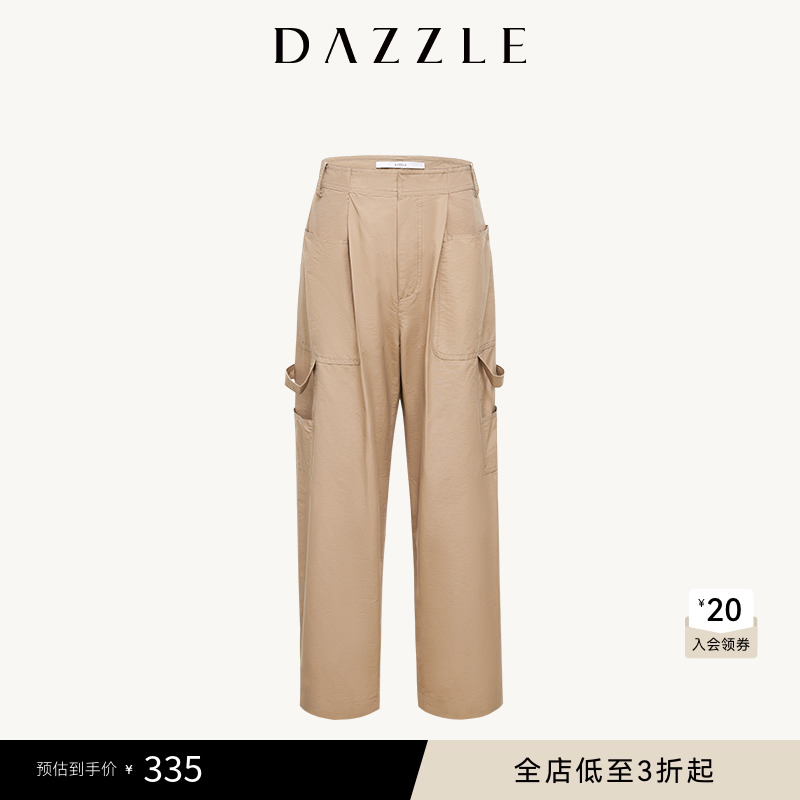 直筒裤型	工装风格	口袋装饰