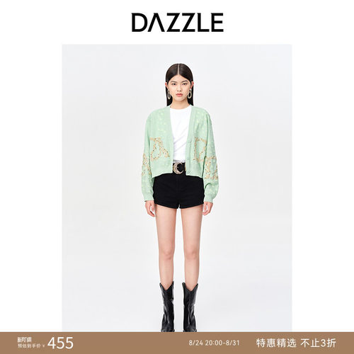 提花针织	刺绣图案	手工钉珠
