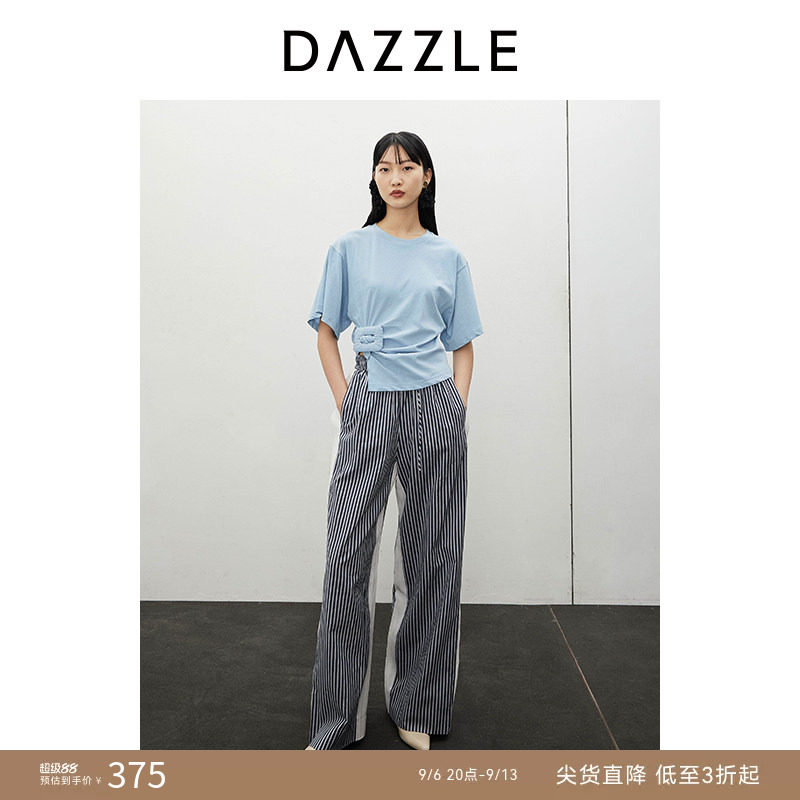 DAZZLE地素立裁设计感T恤图片