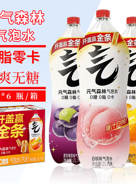 2L超大瓶气泡水元气森林家庭装